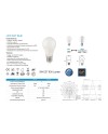 ***OFER/DES*** Bombilla Led- E27 Mini Estandar 8W 3000K